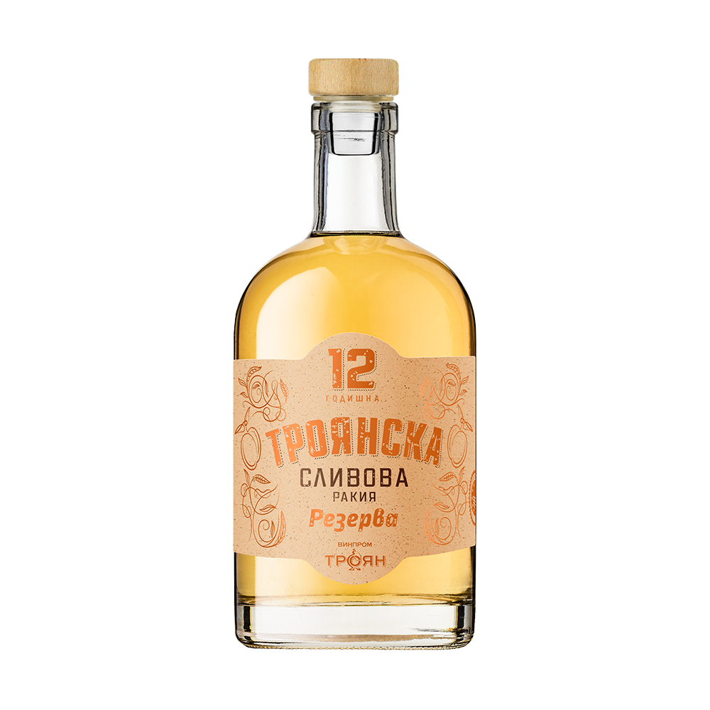 Troyan Plum Brandy Reserva 12 Years Old 0.7