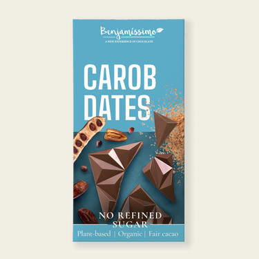 Benjamissimo BIO Carob and dates шоколад с рожков и фурми без добавена захар, 60 гр.