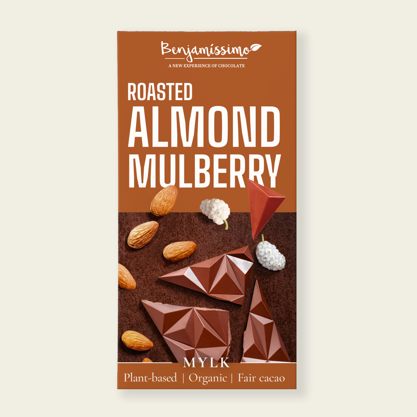 Benjamissimo Roasted Almond Mulberry chocolate 60 g