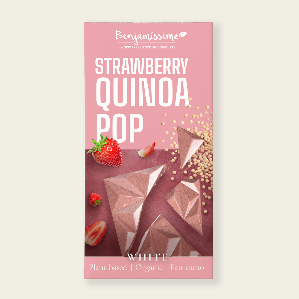 Benjamissimo Strawberry Quinoa шоколад 60 гр