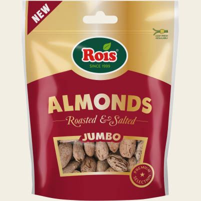 Rois Roasted Almonds with Sea Salt, 120 g