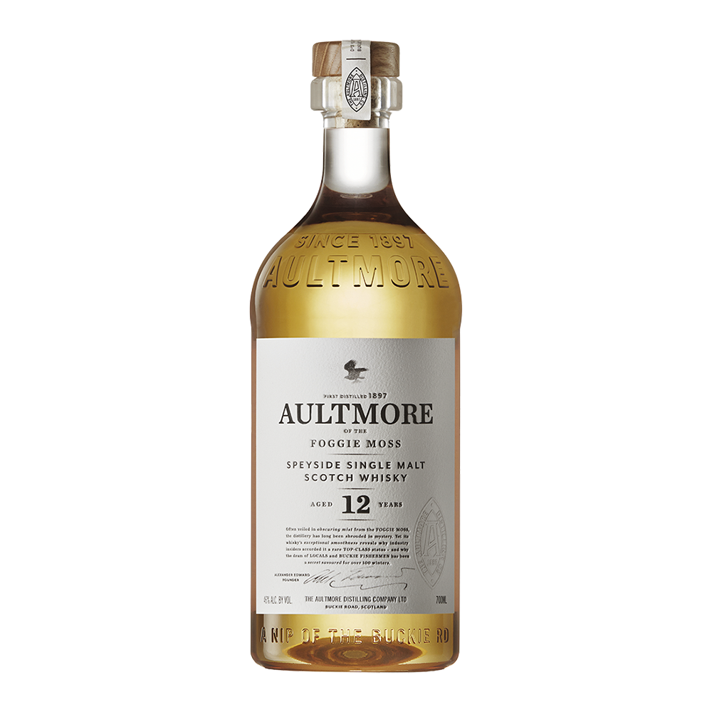 Aultmore 12 YO Single Malt Whisky, 0.7