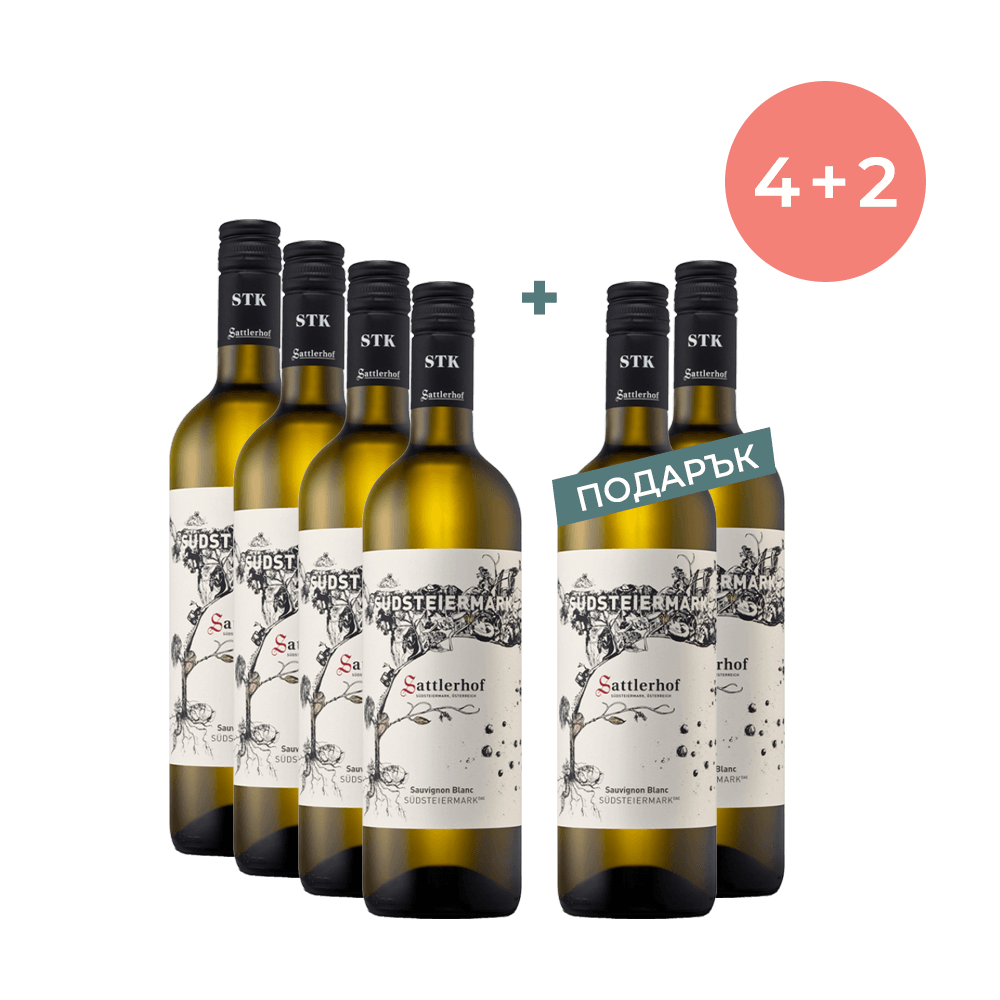 Sauvignon Blanc Südsteiermark DAC Bio 2019, Sattlerhof 0.75 4+2 Подарък