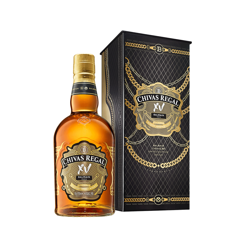 Chivas Regal XV x Balmain, 0.7
