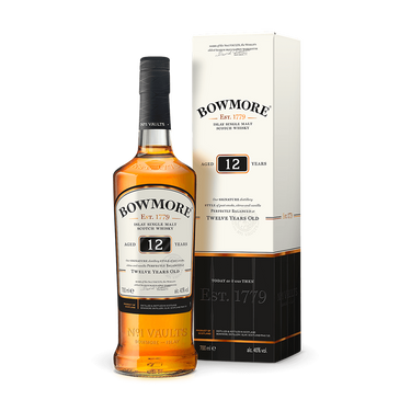 Bowmore 12 YO Single Malt Whisky, 0.7