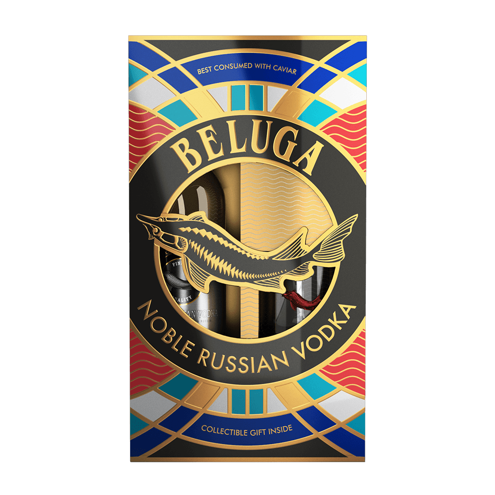 Beluga Noble + чаша подарък 0.7