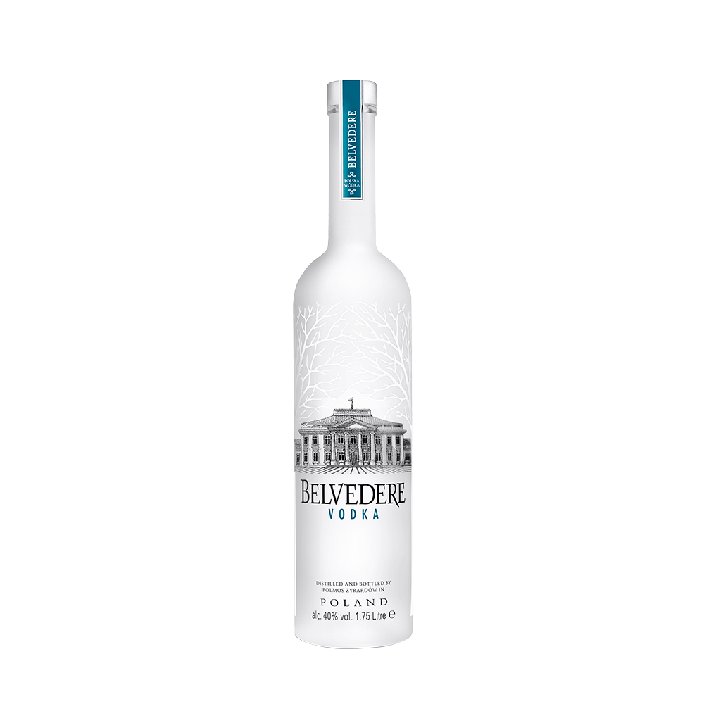 Belvedere Pure  - светеща бутилка, 1.75L