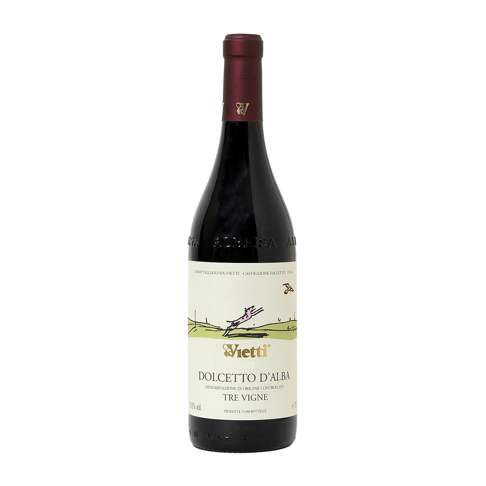 TRE VIGNE Barbera d'Alba DOC 2019, Vietti 0.75