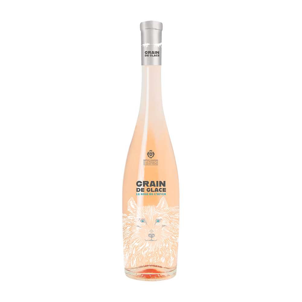 GRAIN de GLACE Winter Rose Cotes de Provence, Maitres Vignerons de la Presqu'ile de Saint-Tropez 0.75