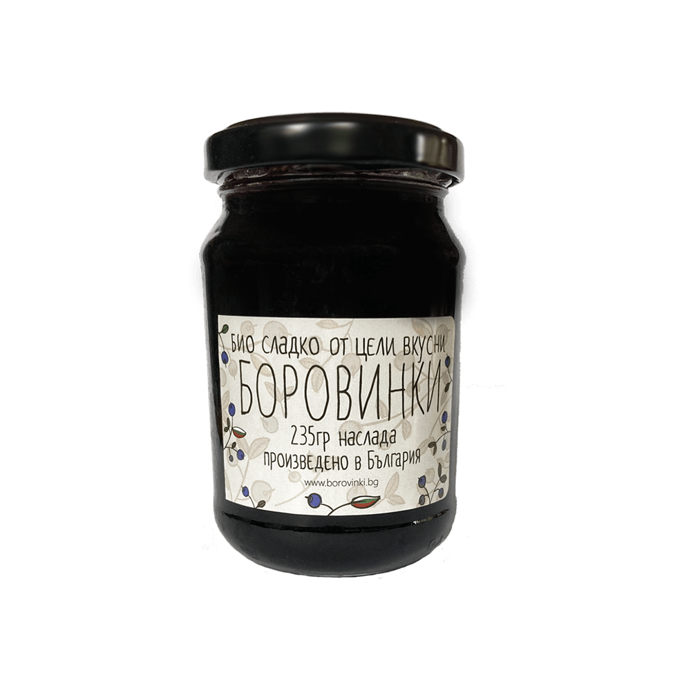 Organic blueberry jam, Arkom 235 g.