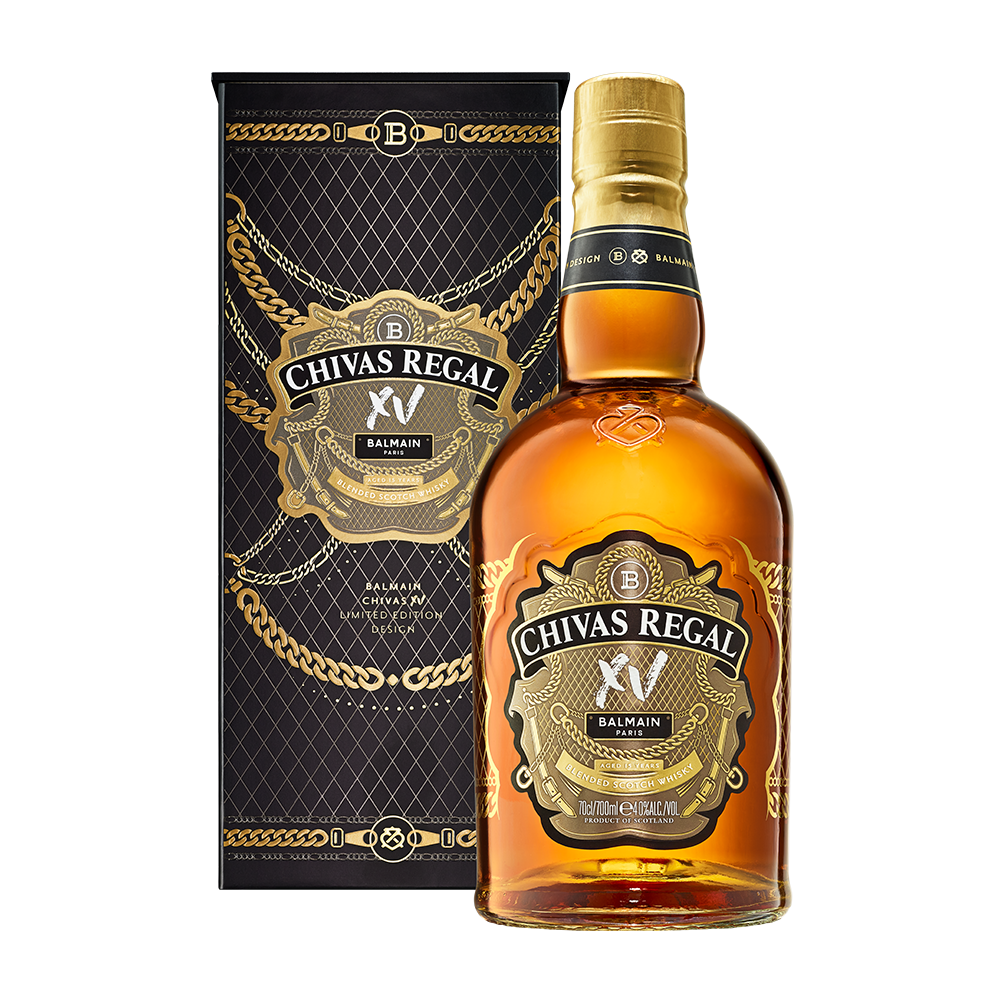 Chivas Regal XV x Balmain, 0.7