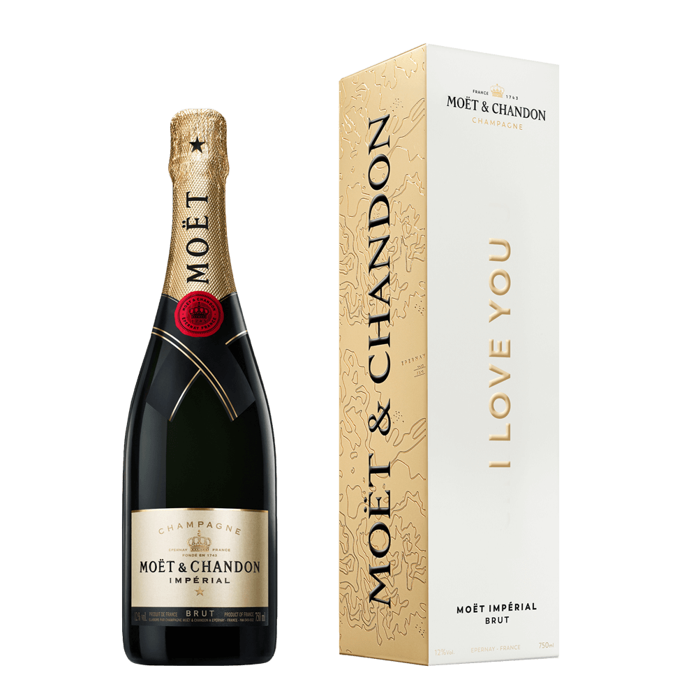Moët & Chandon Impérial Brut I LOVE YOU with box, 0.75