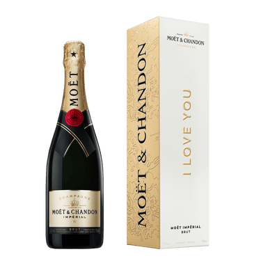 Moët & Chandon Impérial Brut I LOVE YOU с кутия, 0.75