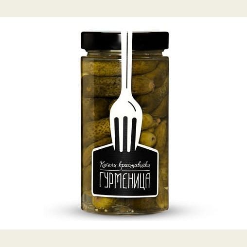 Gourmenitsa Pickled Cucumbers, 490 g