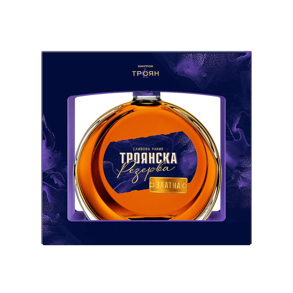 Ракия Златна Резерва, Винпром Троян 0.7
