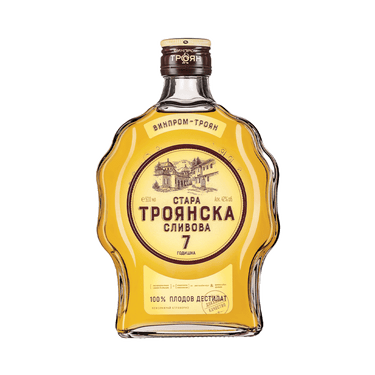Aged Plum Brandy 7 Years Old, Vinprom Troyan 0.5