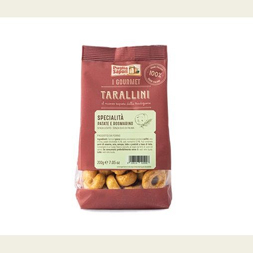 Potato and rosemary taralli, 200 g