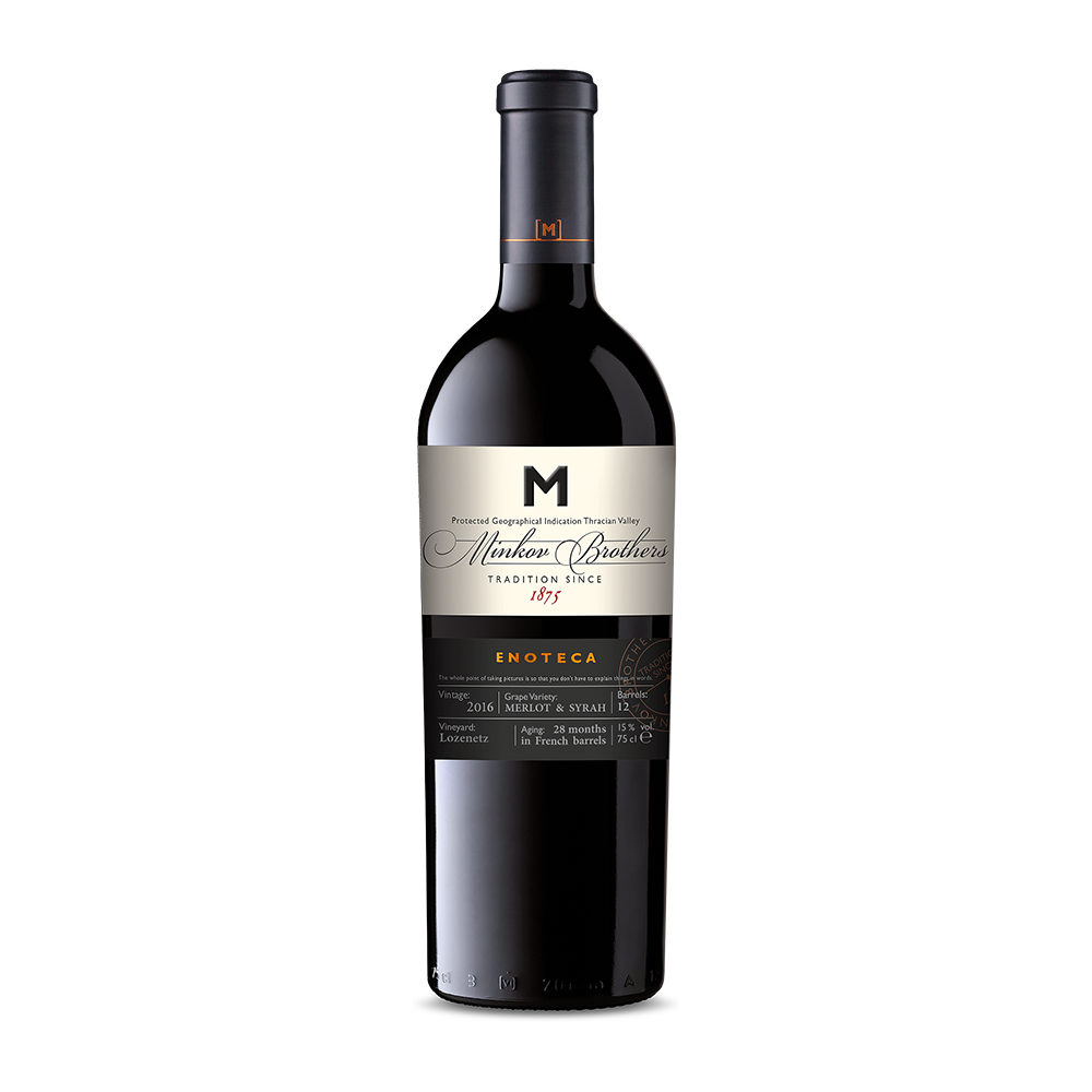 Enoteca Мерло & Сира 2016, Братя Минкови 0.75