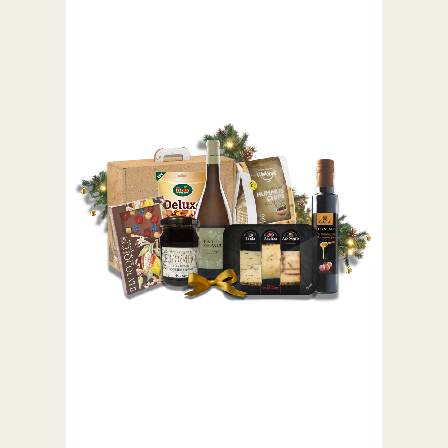 Select package with white wine