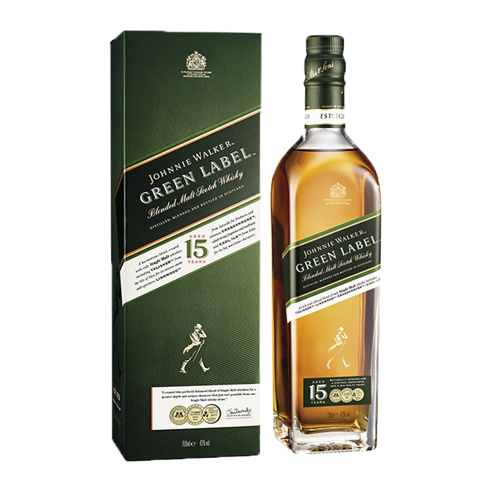 Johnnie Walker 15 YO Green Label, 0.7