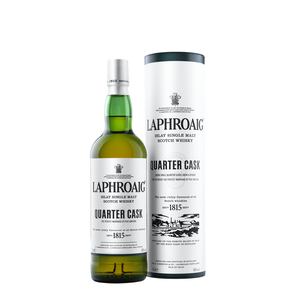 Laphroaig Quarter Cask Single Malt Scotch Whisky, 0.7