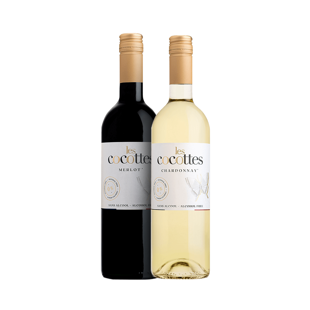 Les Cocottes 0% Chardonnay & Merlot Pack