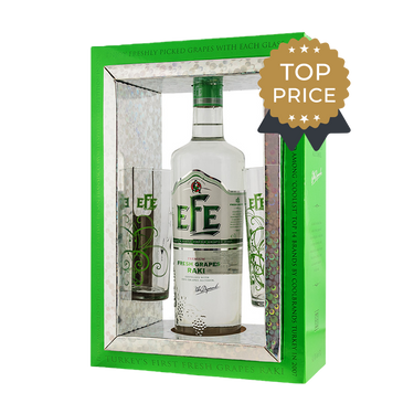 Efe Fresh Grapes Raki 0.7 комплект с 2 чаши