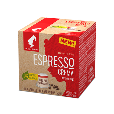 Julius Meinl Inspresso Espresso Crema - Nespresso Compatible Capsules - 10 Count