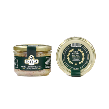 Fine duck meat with spices, Patesa 190 g