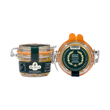 Duck liver pâté with spices, Patesa 125 g