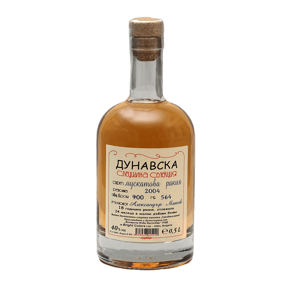 Danube Brandy Muscat 18-year-old, Vidin Gamza 0.5