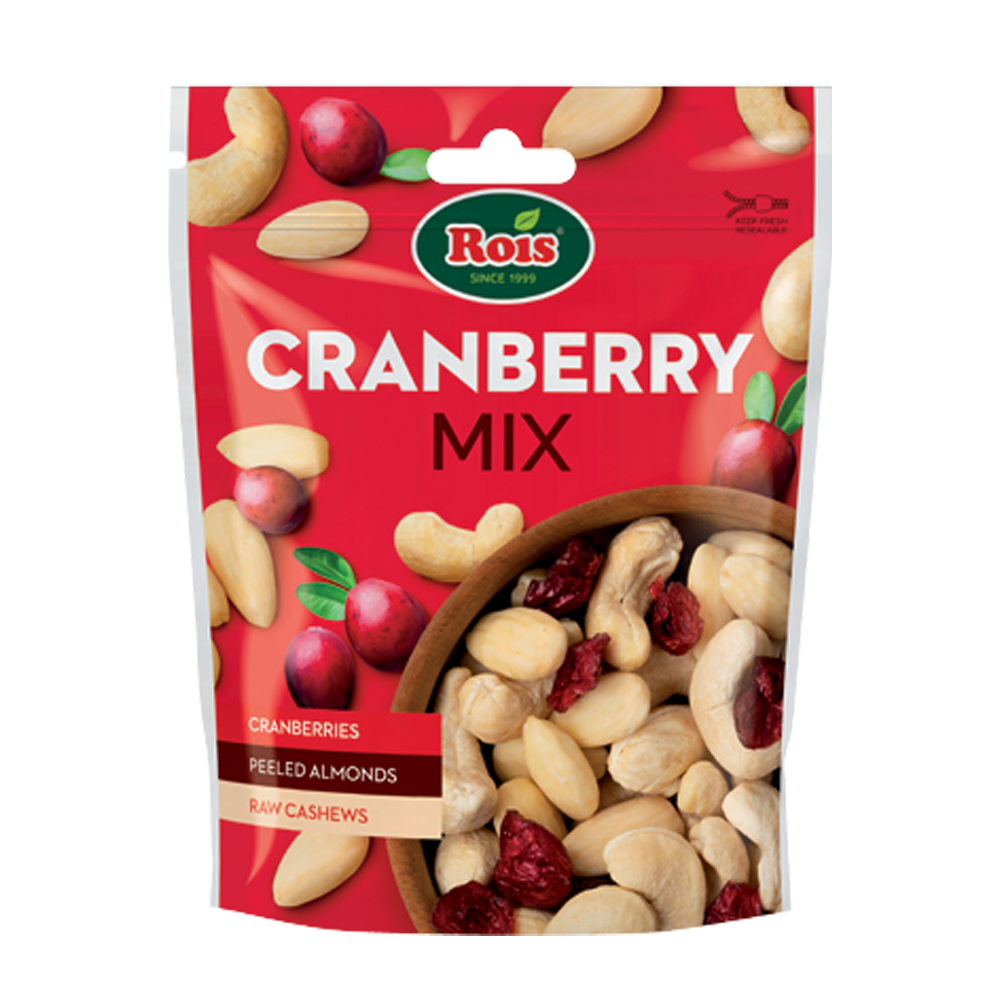 Rois Mix сурови ядки Боровинка (Cranberry Mix) 120 гр.