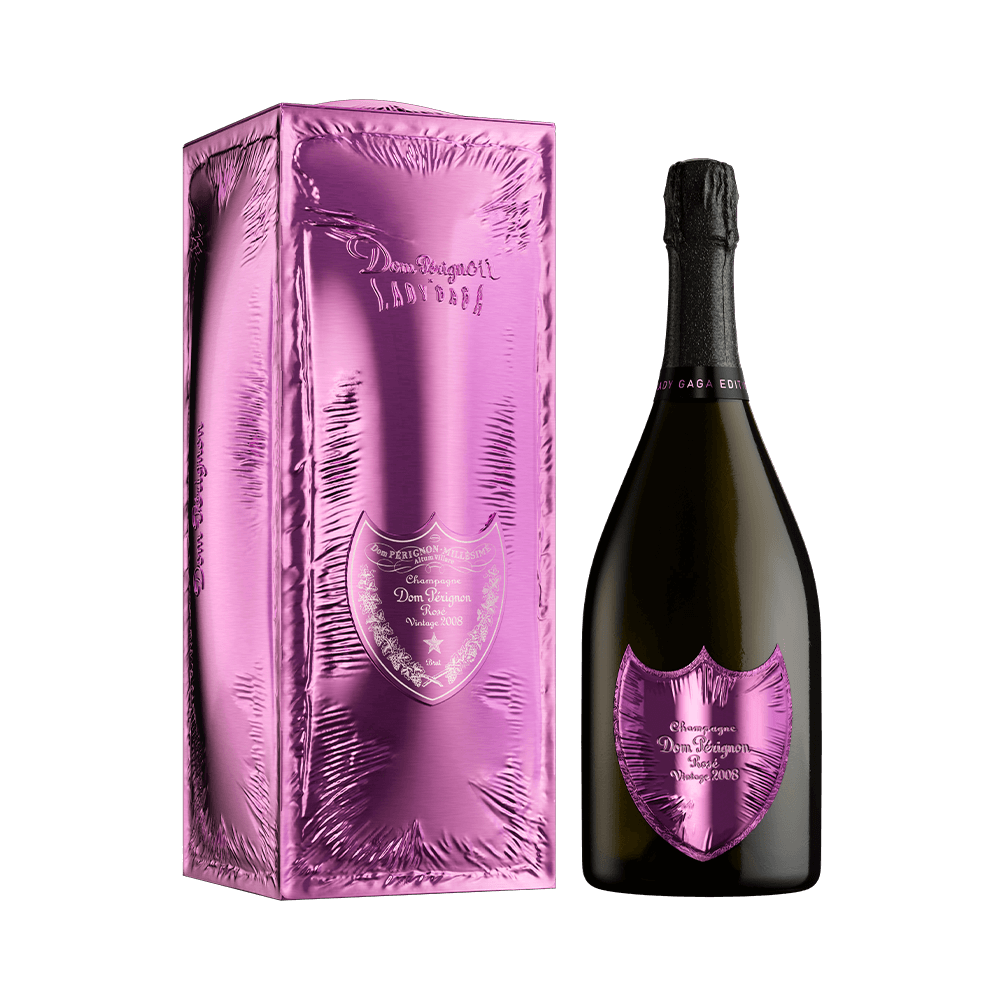 Dom Pérignon Rosé Ltd. Edition x Lady Gaga in Metal Box, vintage 2008, 0.75