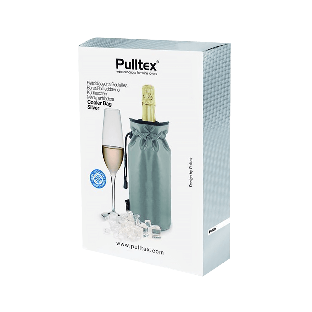 Pulltex Охлаждаща чанта за шампанско сребърна