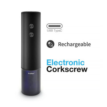 Pulltex Electric Corkscrew Black
