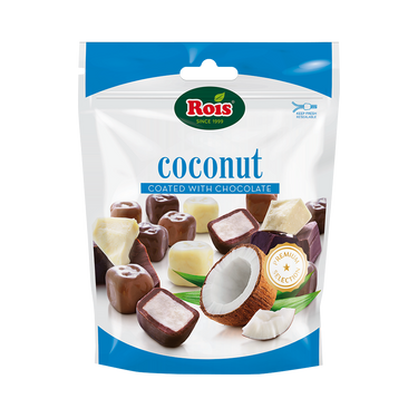 Rois Choco Coconut Mix Three Kinds of Chocolate 100g