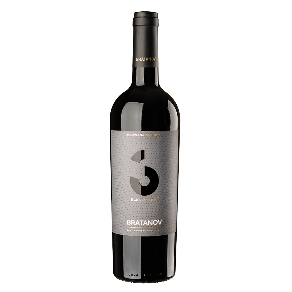 3 Blend Merlot & Cabernet Franc & Rubin 2017, Bratanov 0.75