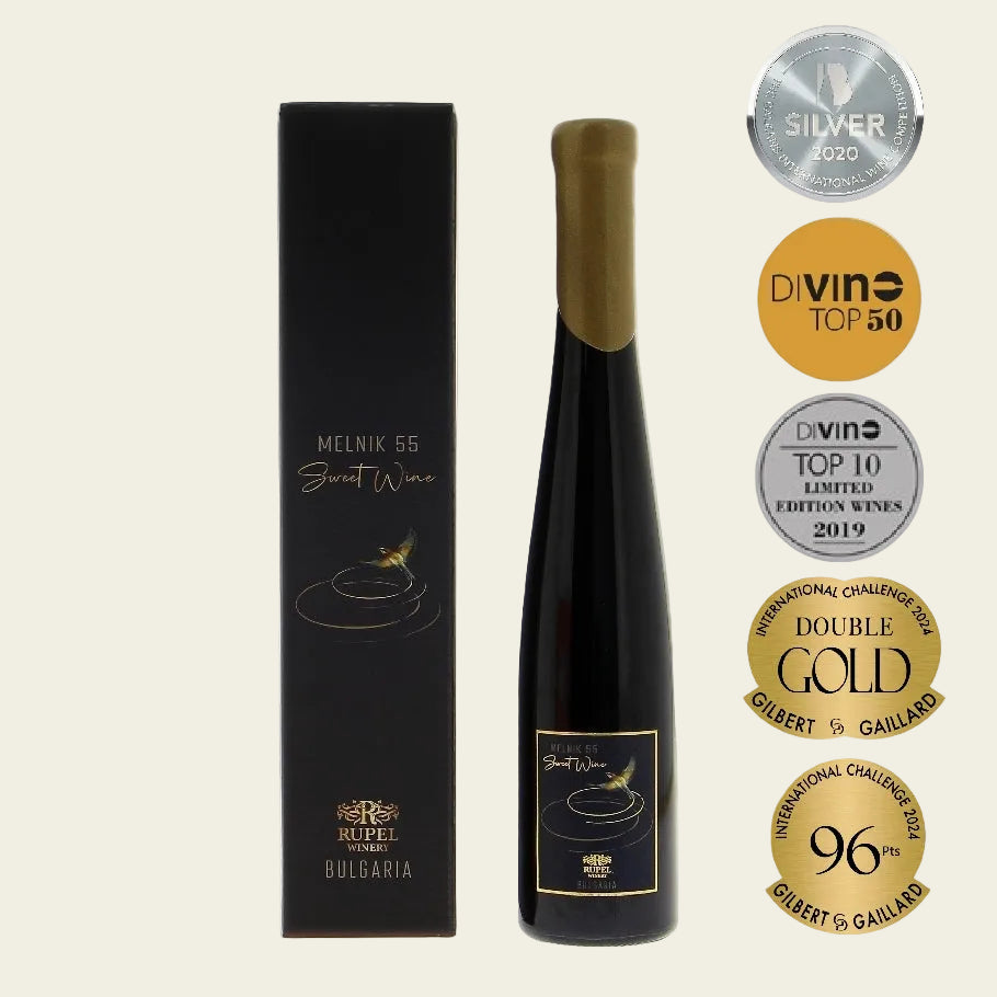 Dessert Wine Melnik 55, 2017, Rupel 0.375