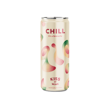 Chill Sparkling Rose, Kiss of Wine 0.25