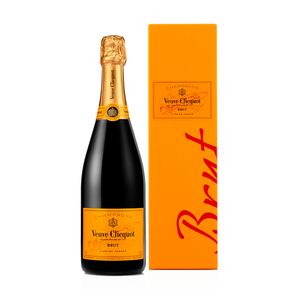 Veuve Clicquot Yellow Label with box, 0.75
