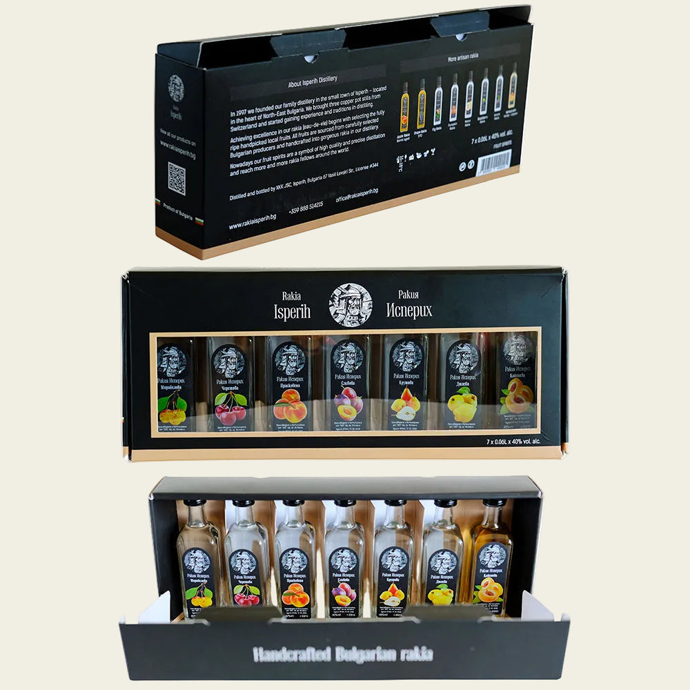 Box of 7 pcs. miniatures 60 ml, Isperih SET