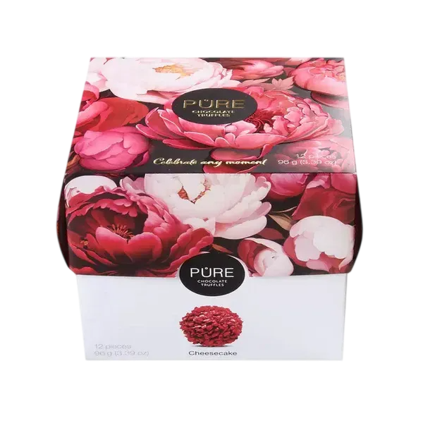 Pure Трюфели с чийзкейк малина 96 гр.
