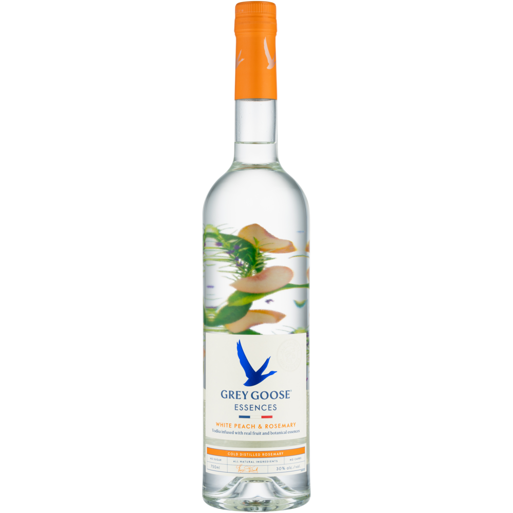 Grey Goose Essences White Peach & Rosemary Natural Flavoured Vodka, 1L