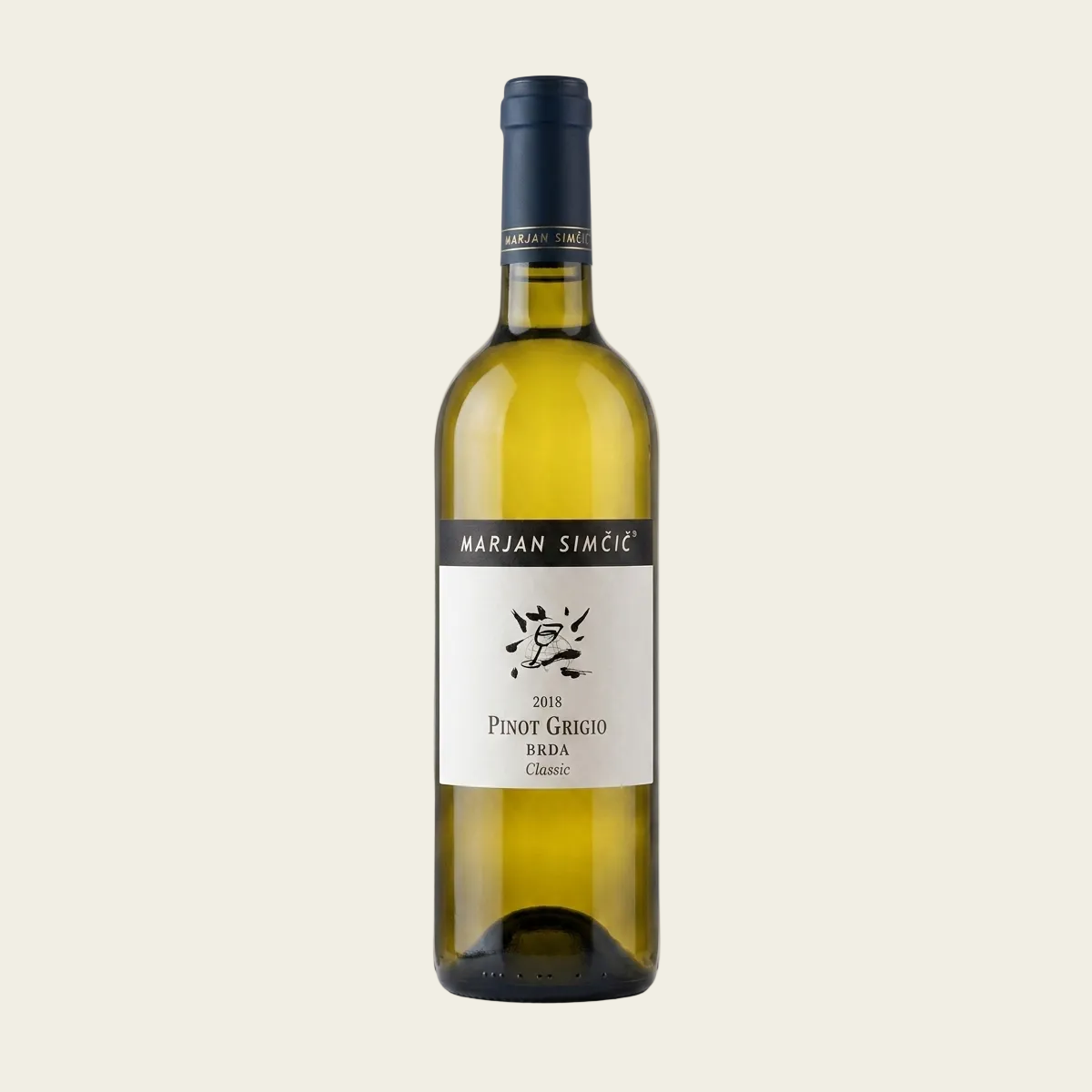 Pinot Grigio, Marjan Simcic 0.75 - white background product photo