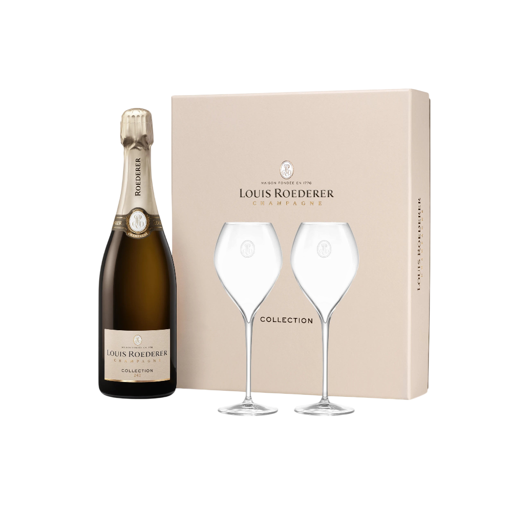 Champagne Louis Roederer Brut Premier Collection 242 Gift Box, 0.75