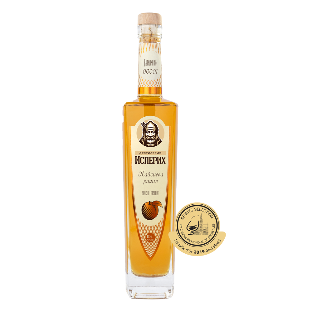 Apricot rakia Premium Reserve, Isperih 0.5